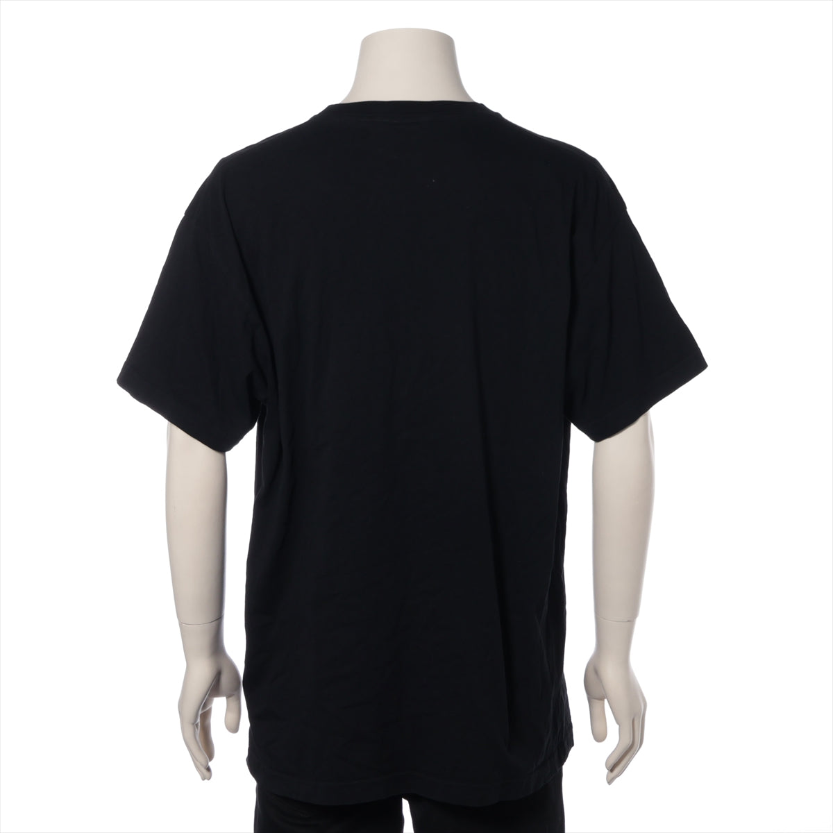 バレンシアガ 21年 コットン Tシャツ L メンズ ブラック  613968