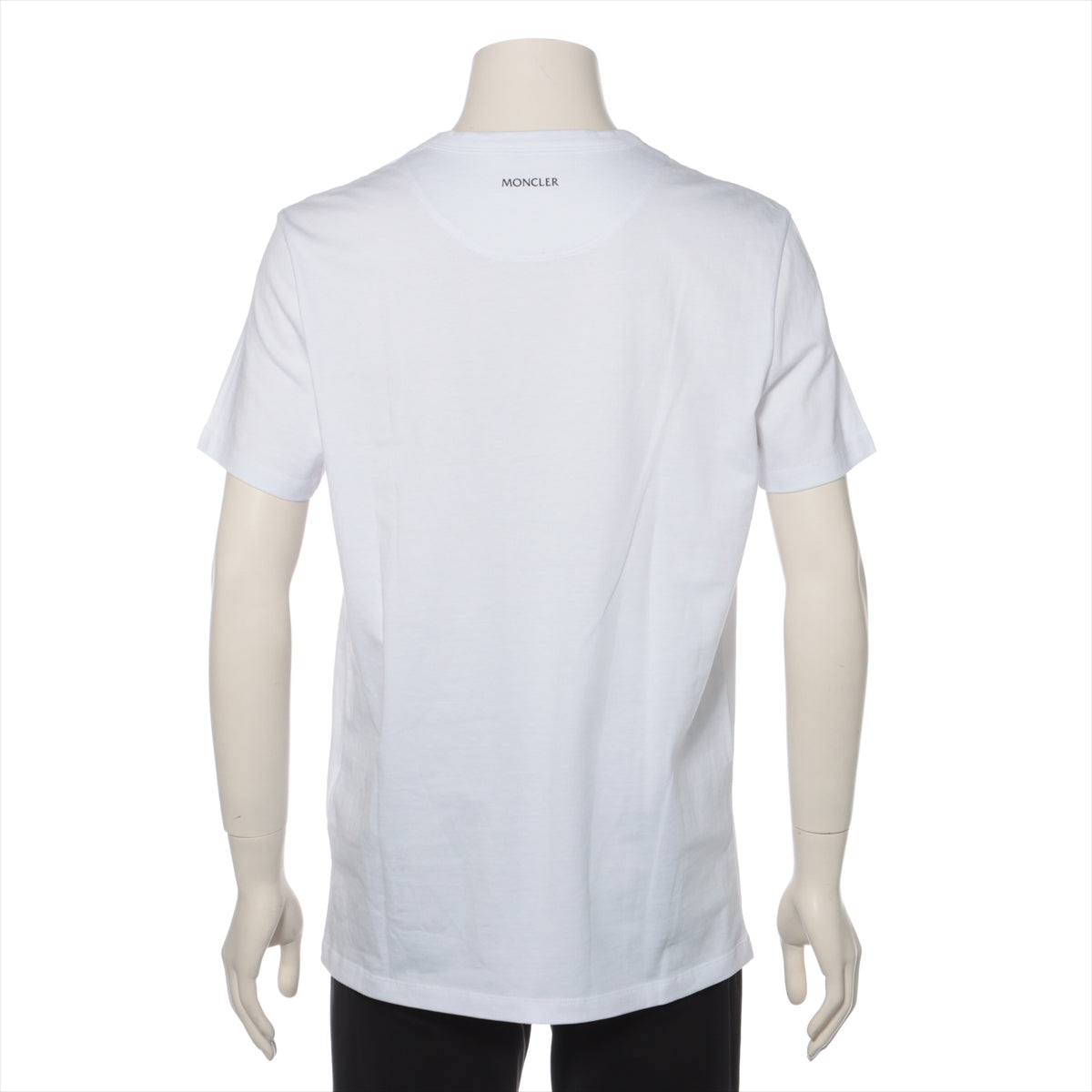 モンクレール 19年 コットン Tシャツ L メンズ ホワイト  F10918C74200