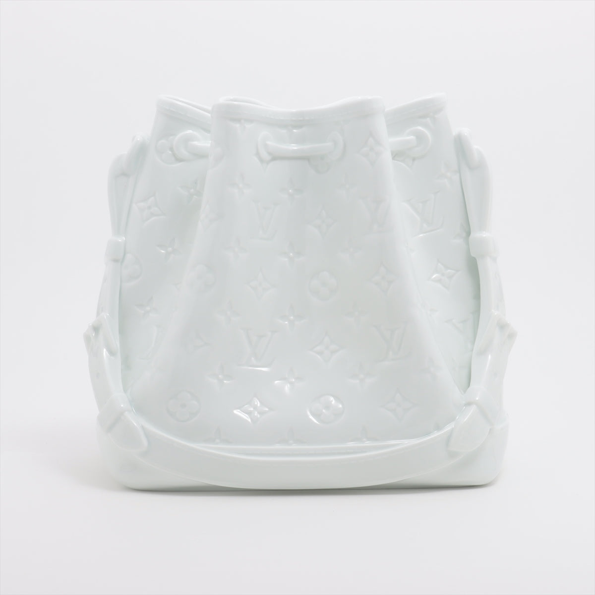 ルイヴィトン GI0597 ヴェース ポーセリン 花瓶 陶器 ホワイト
