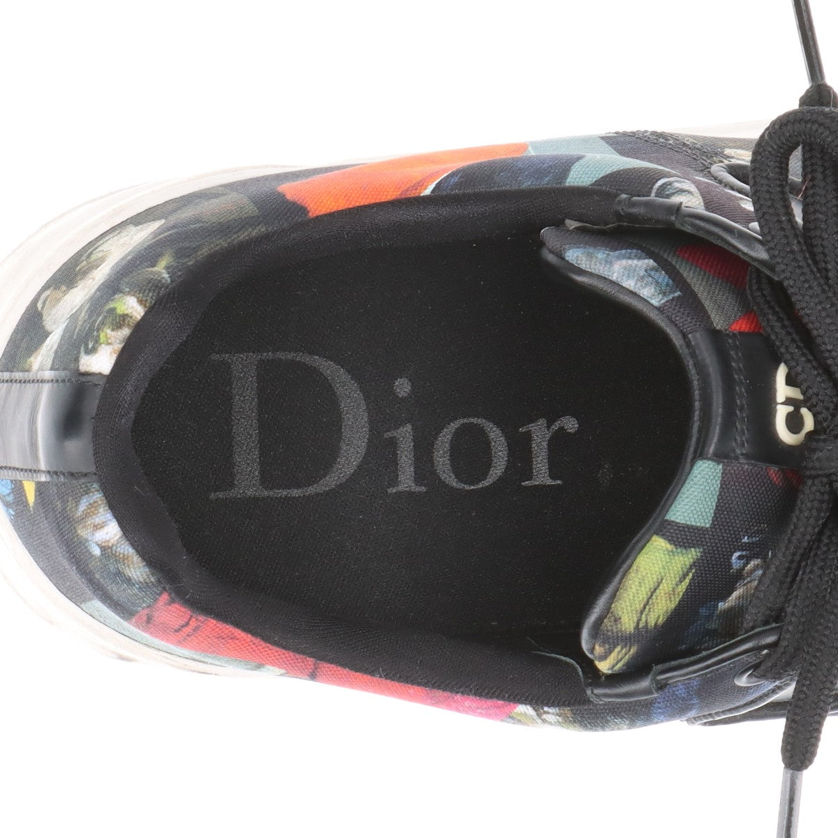 ディオールオム B17 キャンバス スニーカー 41 メンズ マルチカラー 18ELI プリント アナログデジタル