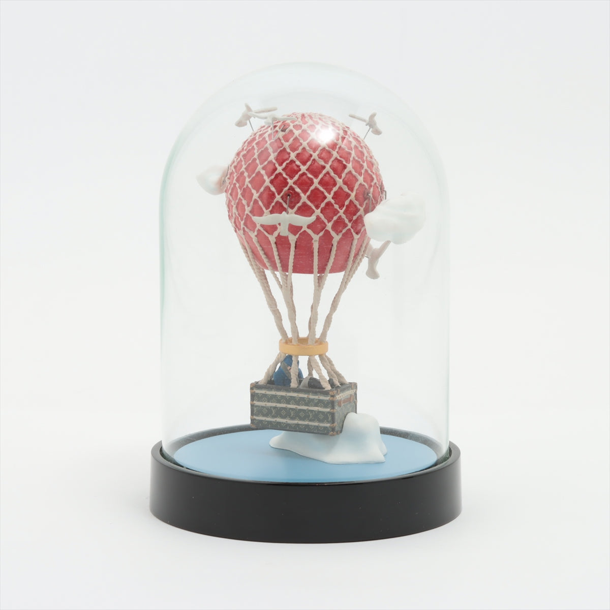 ルイヴィトン マルアエロ スノードーム 置物 ガラス 気球