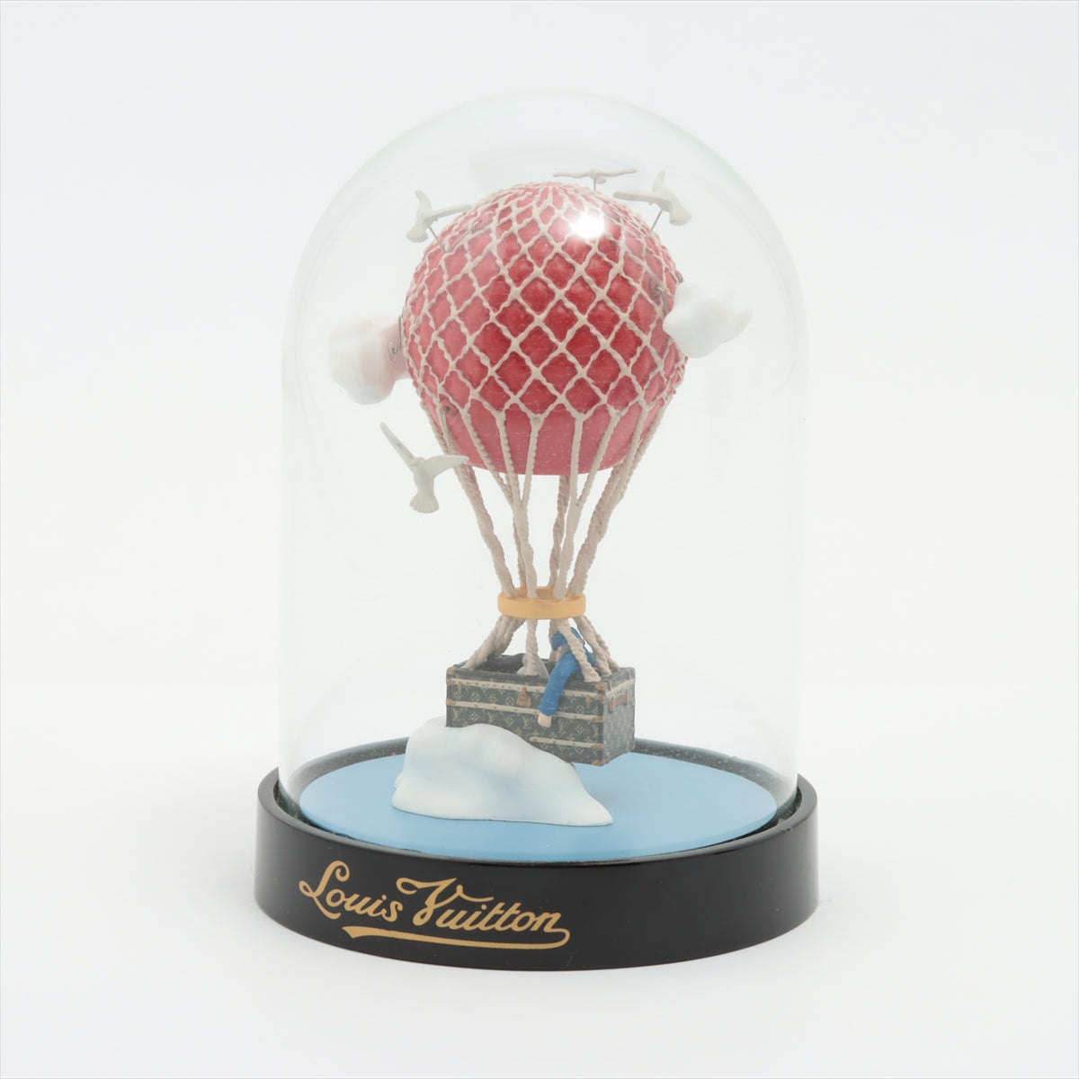 ルイヴィトン マルアエロ スノードーム 置物 ガラス 気球