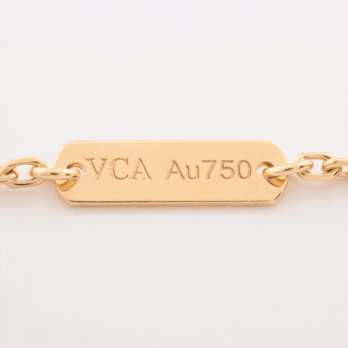 ヴァンクリーフ&アーペル ヴィンテージアルハンブラ シェル ネックレス 750(YG) 5.2g VCARA45900