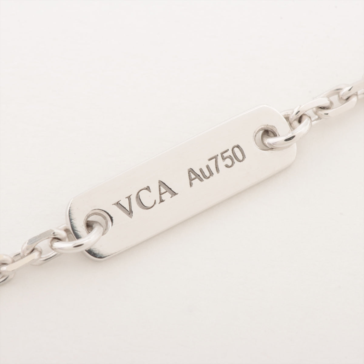 ヴァンクリーフ&アーペル ロータス ミニ ダイヤ ネックレス 750(WG) 5.2g VCARP0ZW00