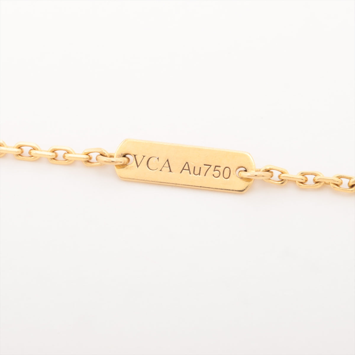ヴァンクリーフ&アーペル ヴィンテージアルハンブラ オニキス ネックレス 750(YG) 5.3g VCARA45800