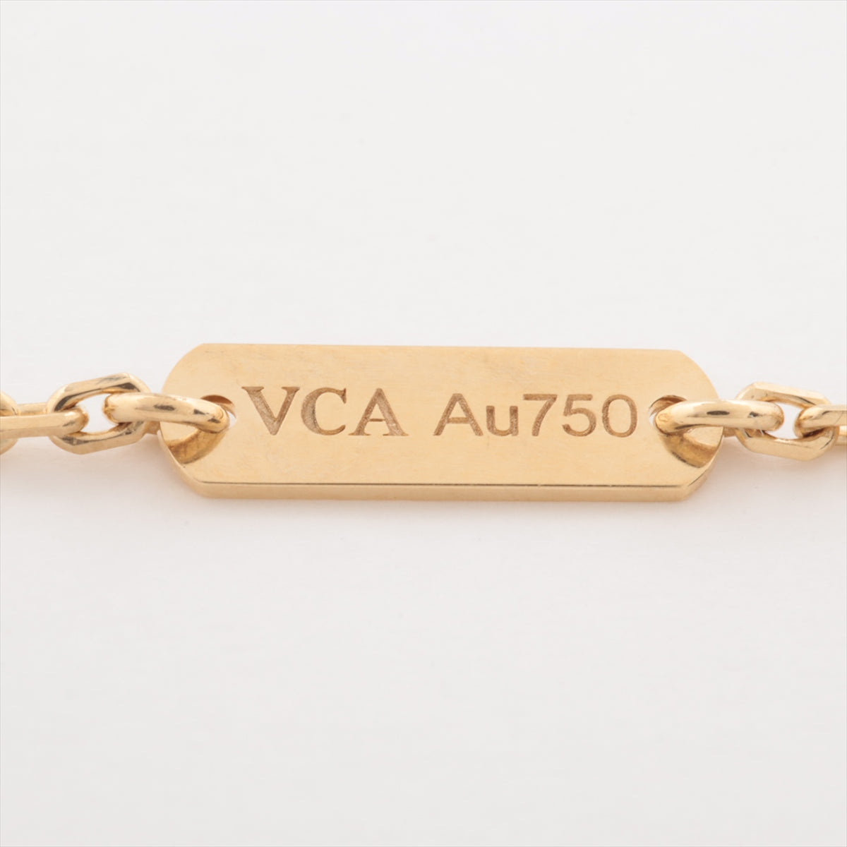 ヴァンクリーフ&アーペル ヴィンテージアルハンブラ カーネリアン ネックレス 750(YG) 5.1g VCARD38500
