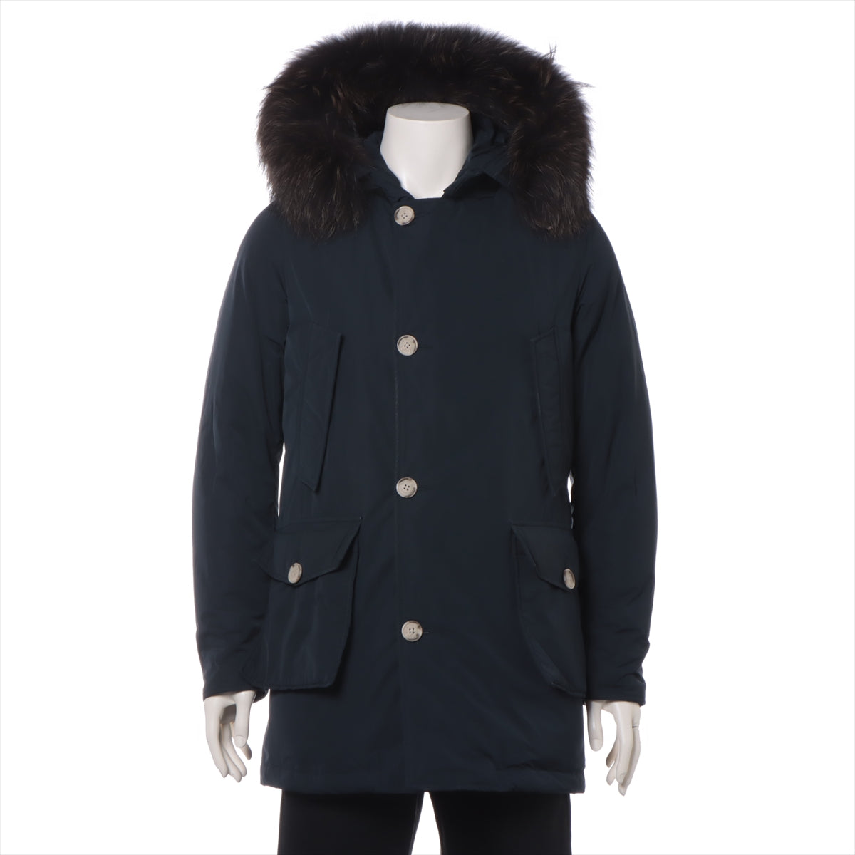 ウールリッチ ポリエステル×ナイロン ダウンジャケット XS メンズ ネイビー WOCPS2708D LUXURY ARCTIC PARKA ｜a2766447｜中古ブランド品・ブランド古着通販｜ALLU（アリュー）