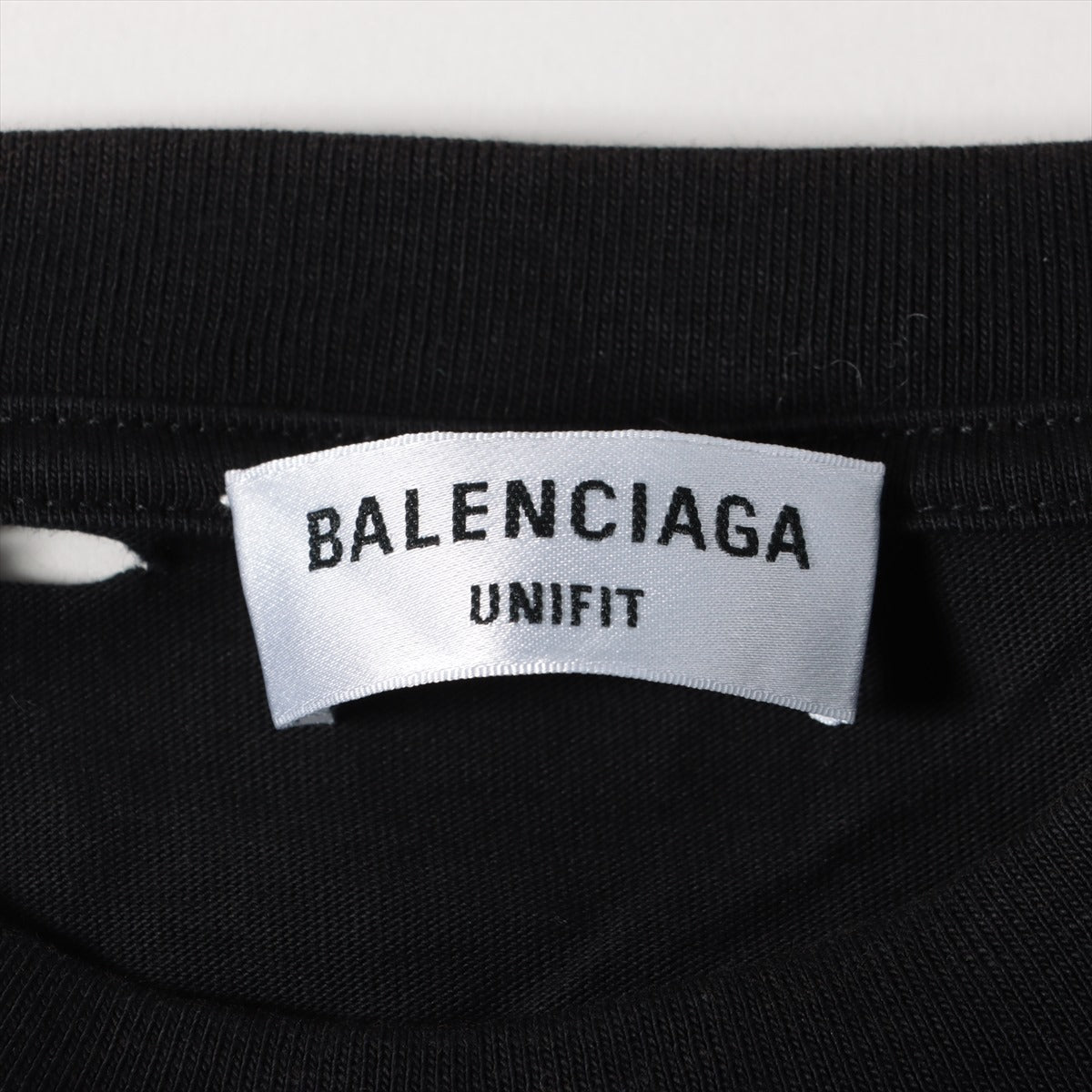 バレンシアガ 21年 コットン Tシャツ XXS ユニセックス ブラック  651795 デストロイ加工 オーバーサイズ