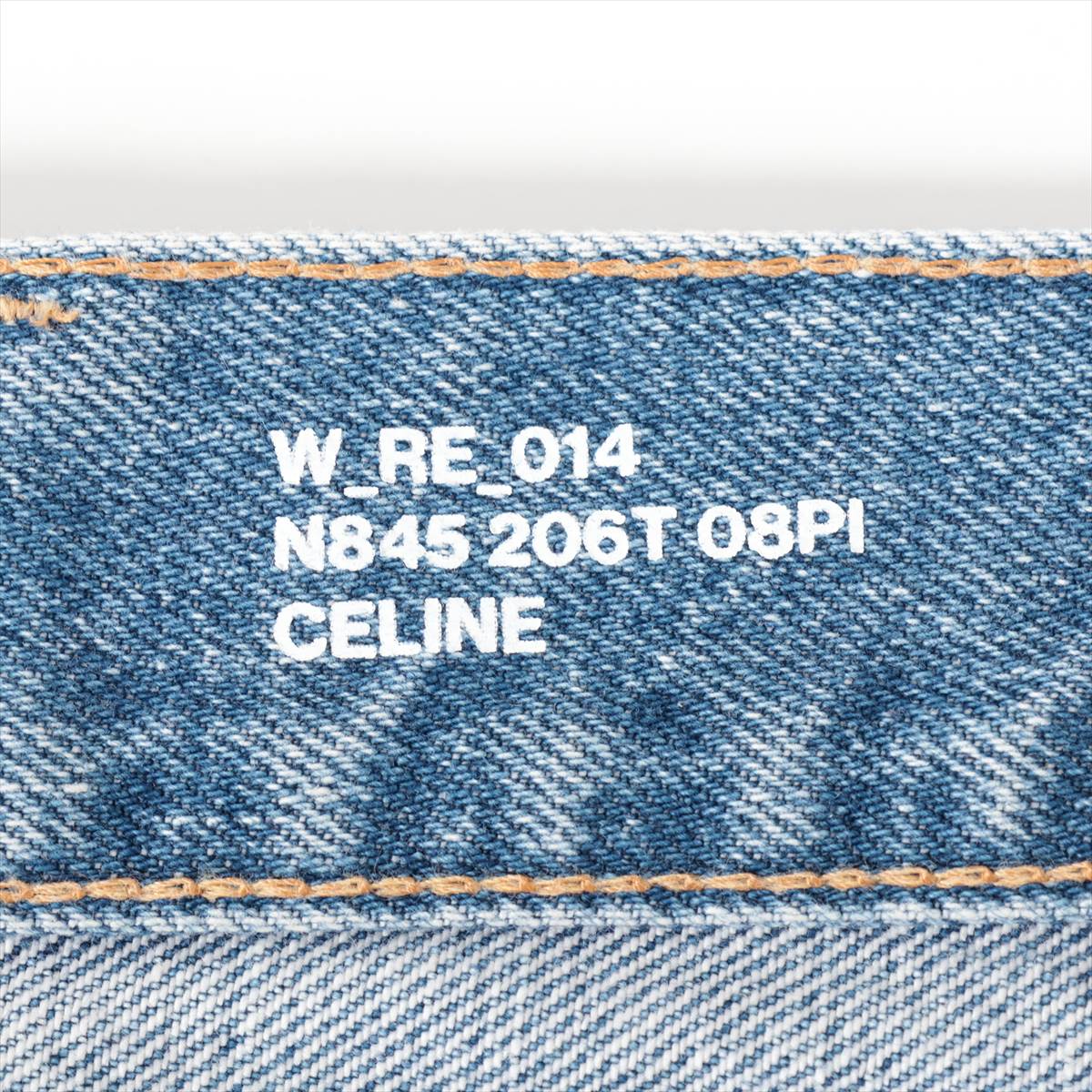 セリーヌ エディ期 コットン デニムパンツ 29 メンズ ブルー  N845 206T ウェスリーローライズジーンズ