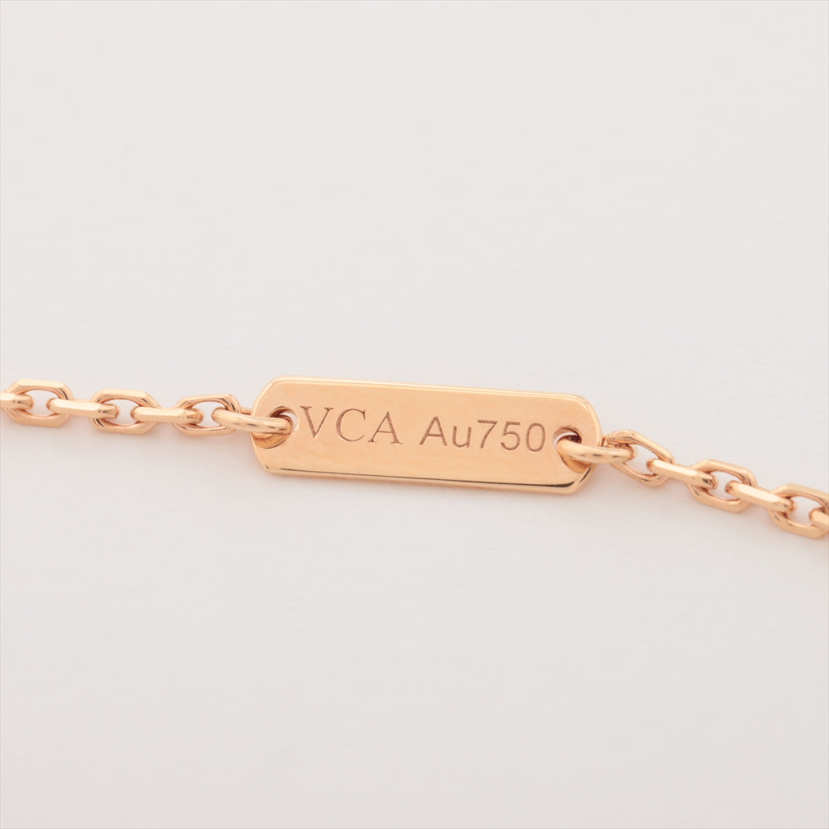 ヴァンクリーフ&アーペル ヴィンテージアルハンブラ ダイヤ ネックレス 750(YG) 5.8g VCARA45300