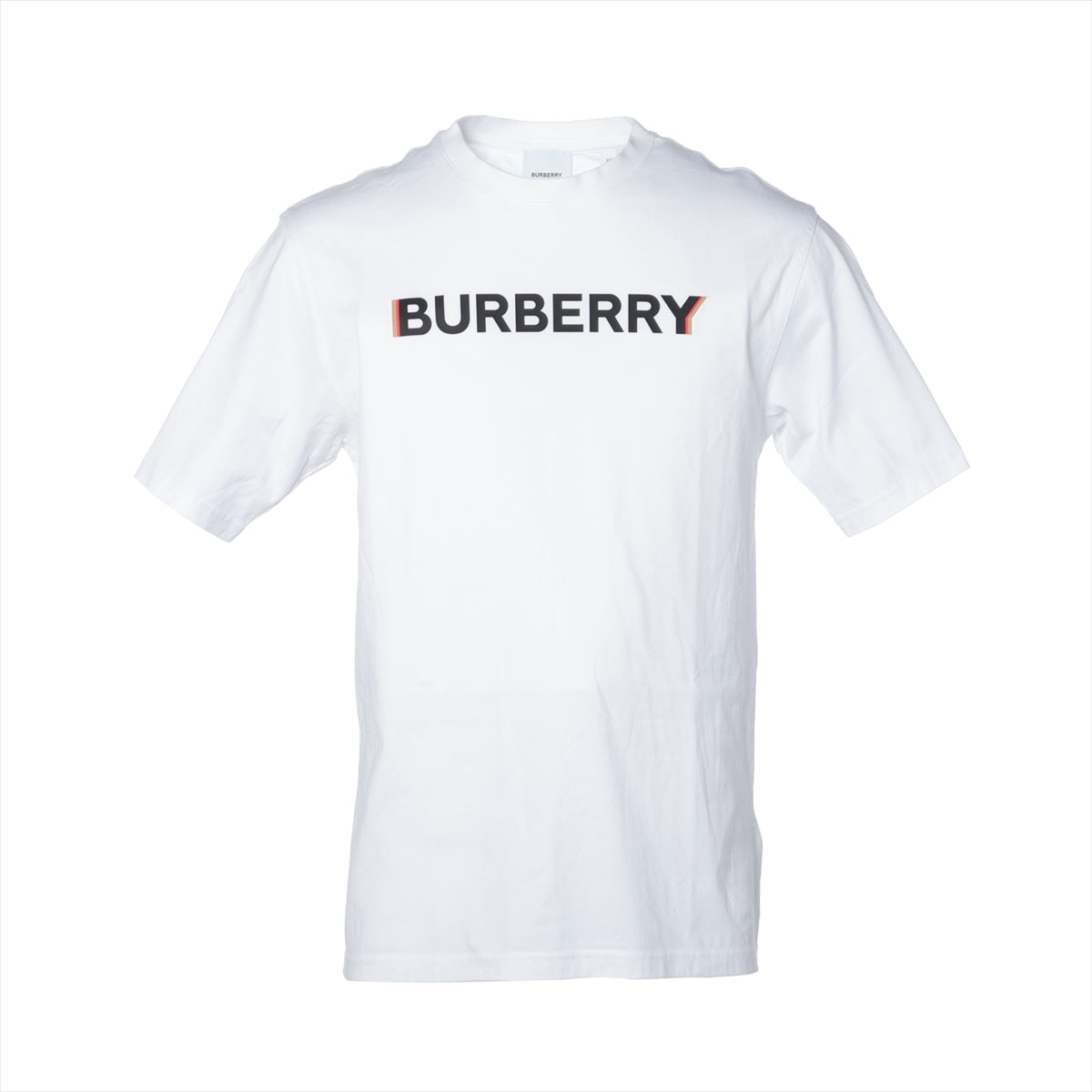 バーバリー コットン Tシャツ XS メンズ ホワイト 8053009 ロゴ ...