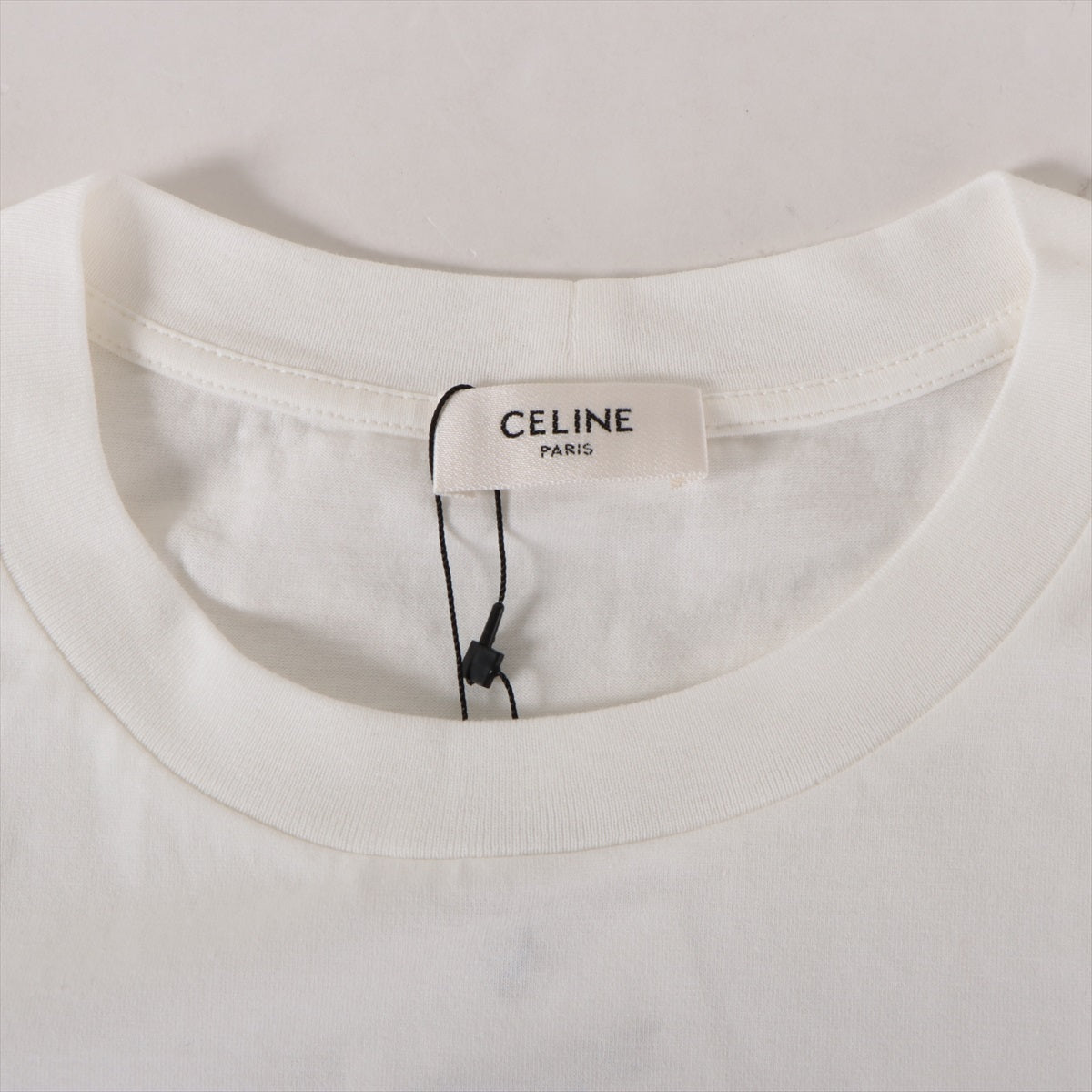 セリーヌ コットン Tシャツ XS メンズ ホワイト  2X681671Q エディ期