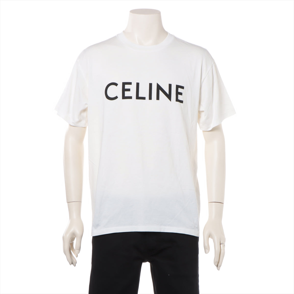 セリーヌ コットン Tシャツ XS メンズ ホワイト  2X681671Q エディ期