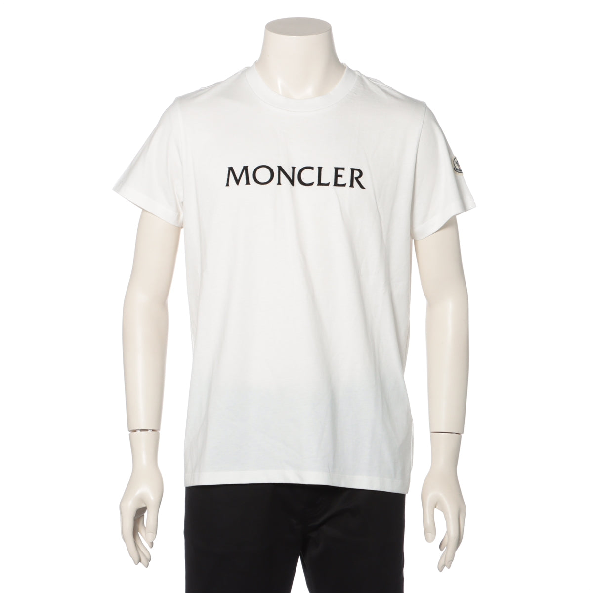 モンクレール 21年 コットン Tシャツ L メンズ ホワイト  H20938C00012