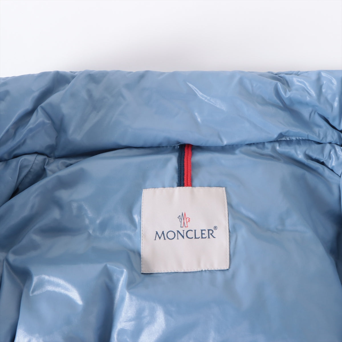 モンクレール CUVELLIER 21年 ポリエステル×ナイロン ダウンジャケット 5 メンズ ブルー  タグカットあり