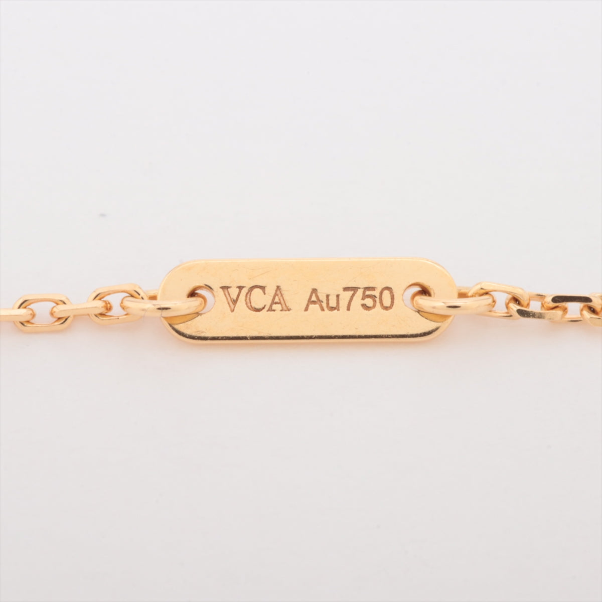ヴァンクリーフ&アーペル フリヴォル ミニ ダイヤ ネックレス 750(YG) 3.1g VCARP0J100