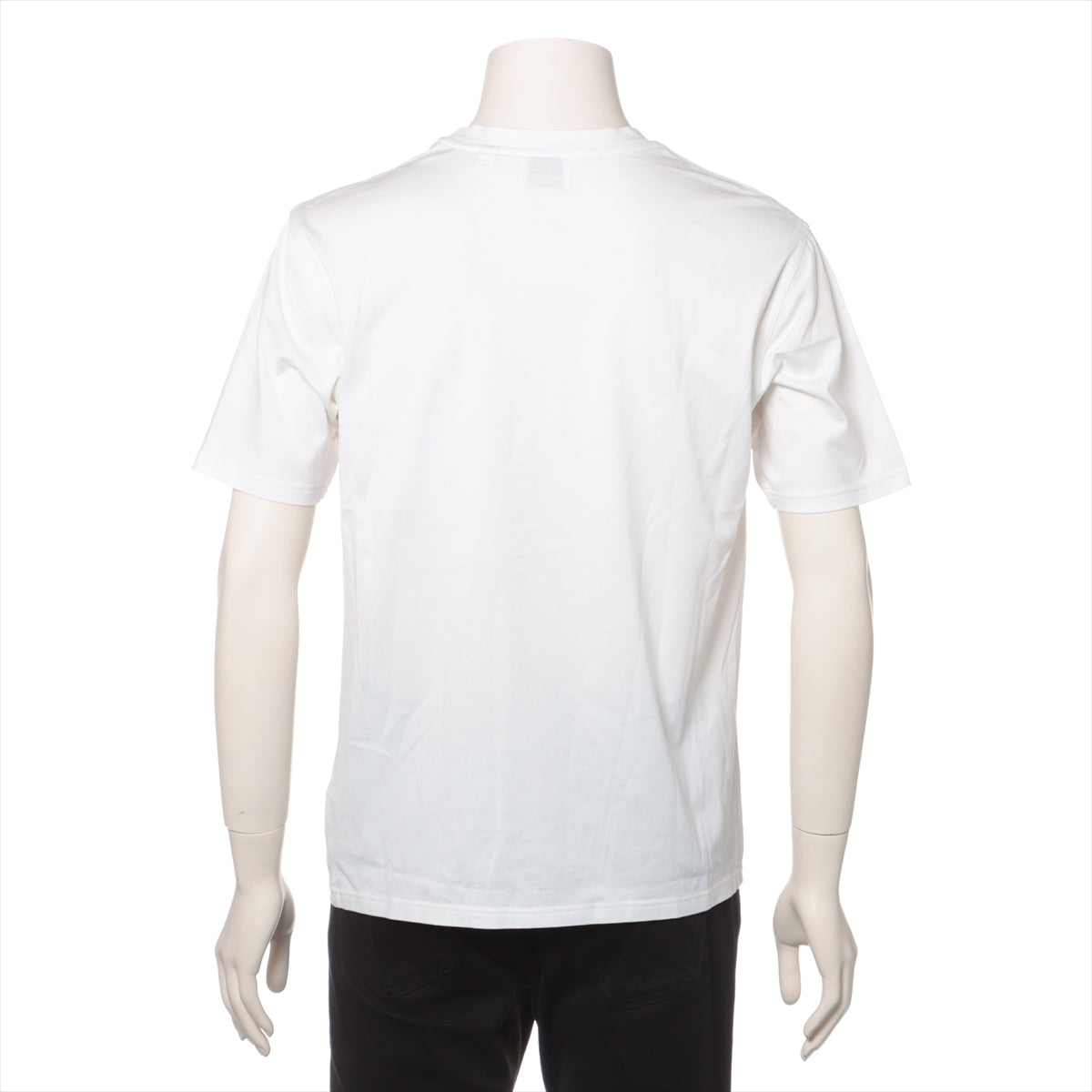 バーバリー ティッシ期 コットン Tシャツ XS メンズ ホワイト  8026017 エリ黄ばみ有