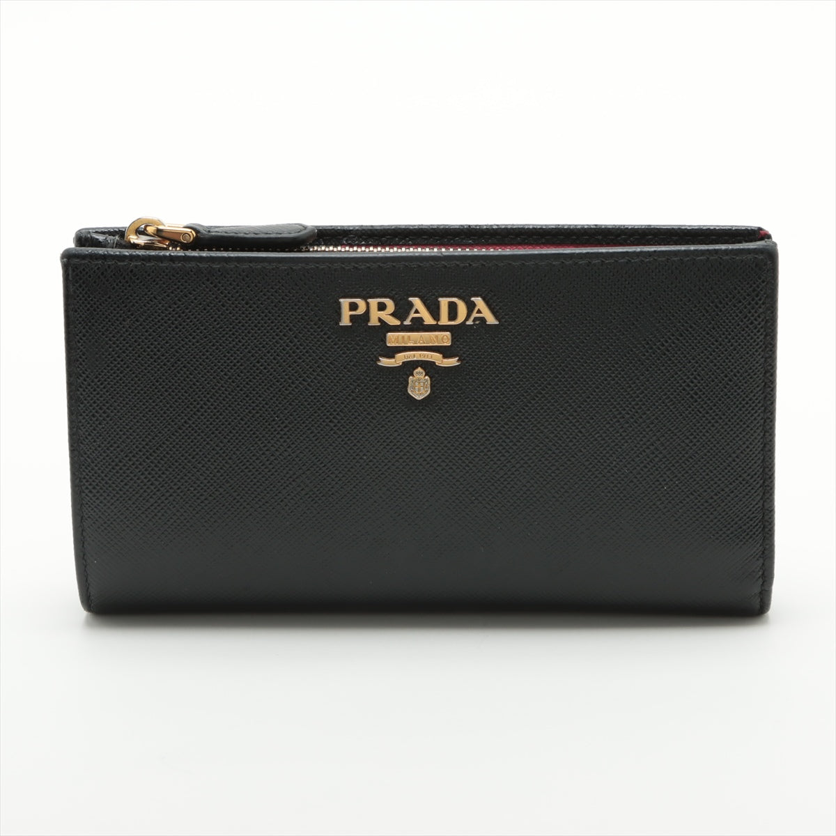 プラダ サフィアーノ 1ML009 レザー 財布 ブラック