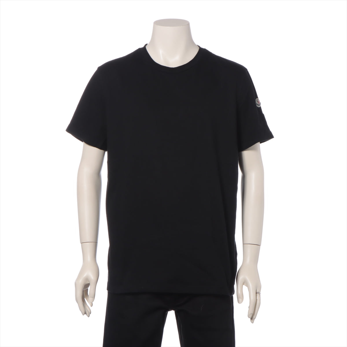 モンクレール 22年 コットン Tシャツ XL メンズ ブラック  I209P8C00002