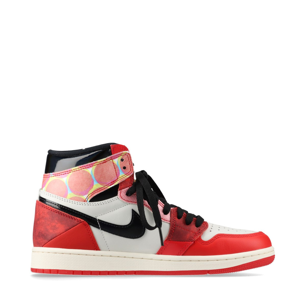 ナイキ×スパイダーマン AIR JORDAN 1 RETRO HIGH OG 23SS レザー×ファブリック ハイカットスニーカー 27cm メンズ マルチカラー DV1748-601 アクロス ザ スパイダーバース 箱あり