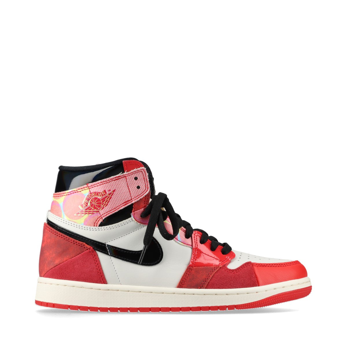 ナイキ×スパイダーマン AIR JORDAN 1 RETRO HIGH OG 23SS レザー×ファブリック ハイカットスニーカー 27cm メンズ マルチカラー DV1748-601 アクロス ザ スパイダーバース 箱あり