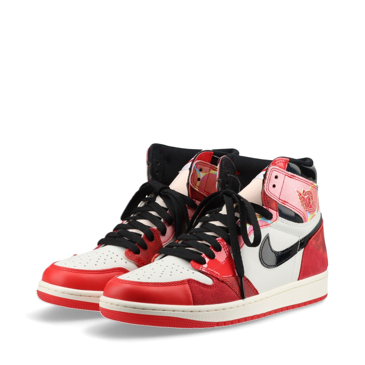 ナイキ×スパイダーマン AIR JORDAN 1 RETRO HIGH OG 23SS レザー×ファブリック ハイカットスニーカー  27cm｜a2862705｜中古ブランド品・ブランド古着通販｜ALLU（アリュー）