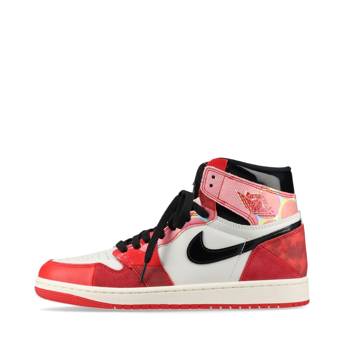 ナイキ×スパイダーマン AIR JORDAN 1 RETRO HIGH OG 23SS レザー×ファブリック ハイカットスニーカー 27cm ｜a2862705｜中古ブランド品・ブランド古着通販｜ALLU（アリュー）