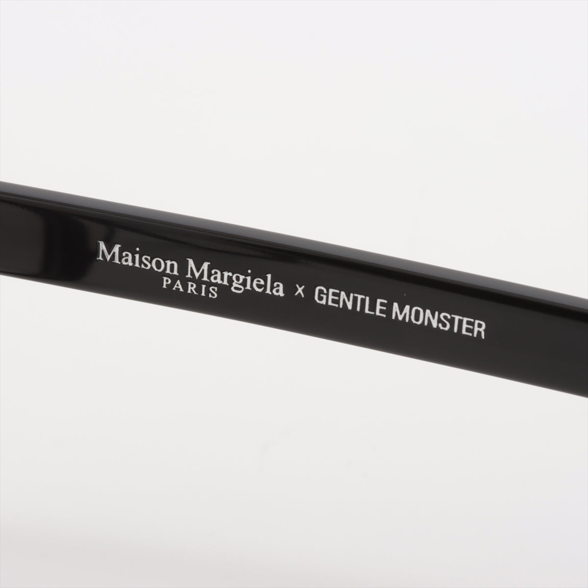 メゾンマルジェラ×ジェントルモンスター MM010 メガネ プラスチック ブラック ブルーライトカット
