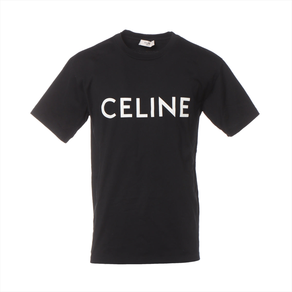 セリーヌ コットン Tシャツ XS メンズ ブラック  2X681671Q