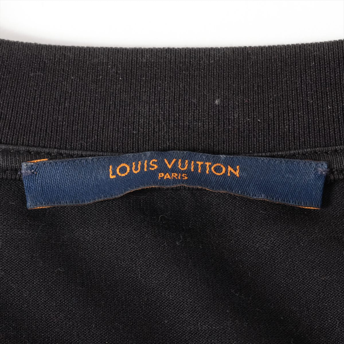 ルイヴィトン 21SS コットン Tシャツ M メンズ ブラック  RM211Q グラディエントモノグラム