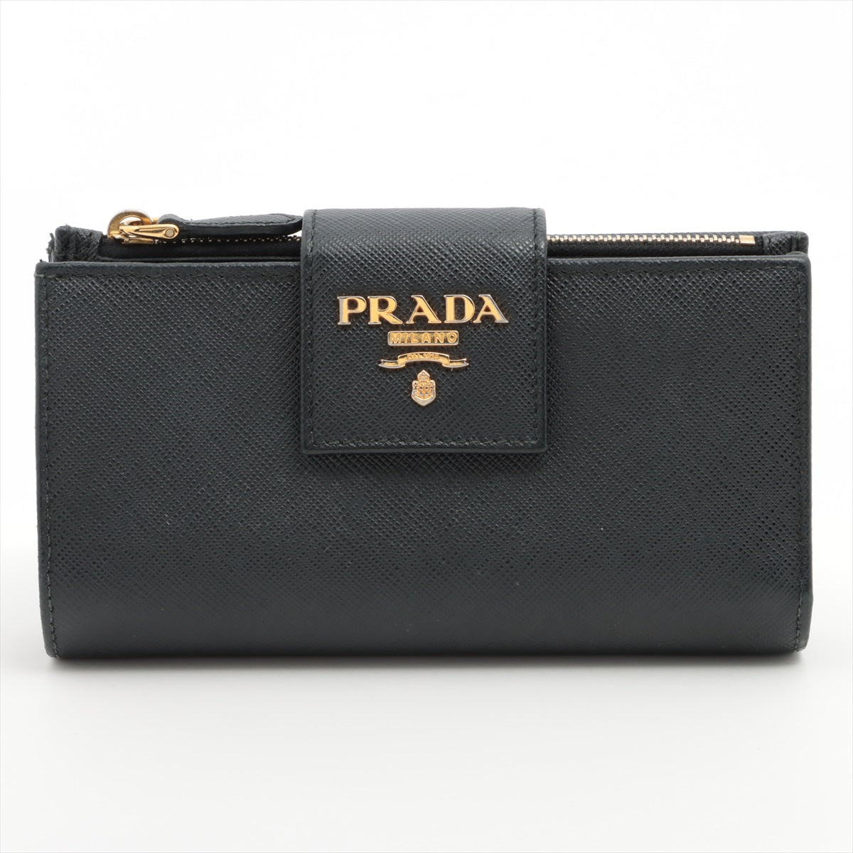プラダ サフィアーノ 1ML005 レザー 財布 ブラック