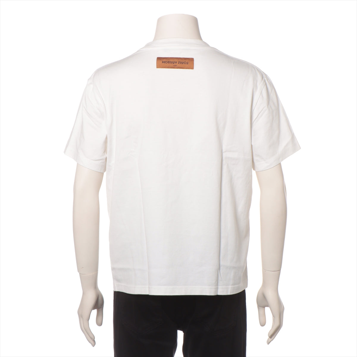 ルイヴィトン 20AW コットン Tシャツ M メンズ ホワイト  RM202M モノグラム