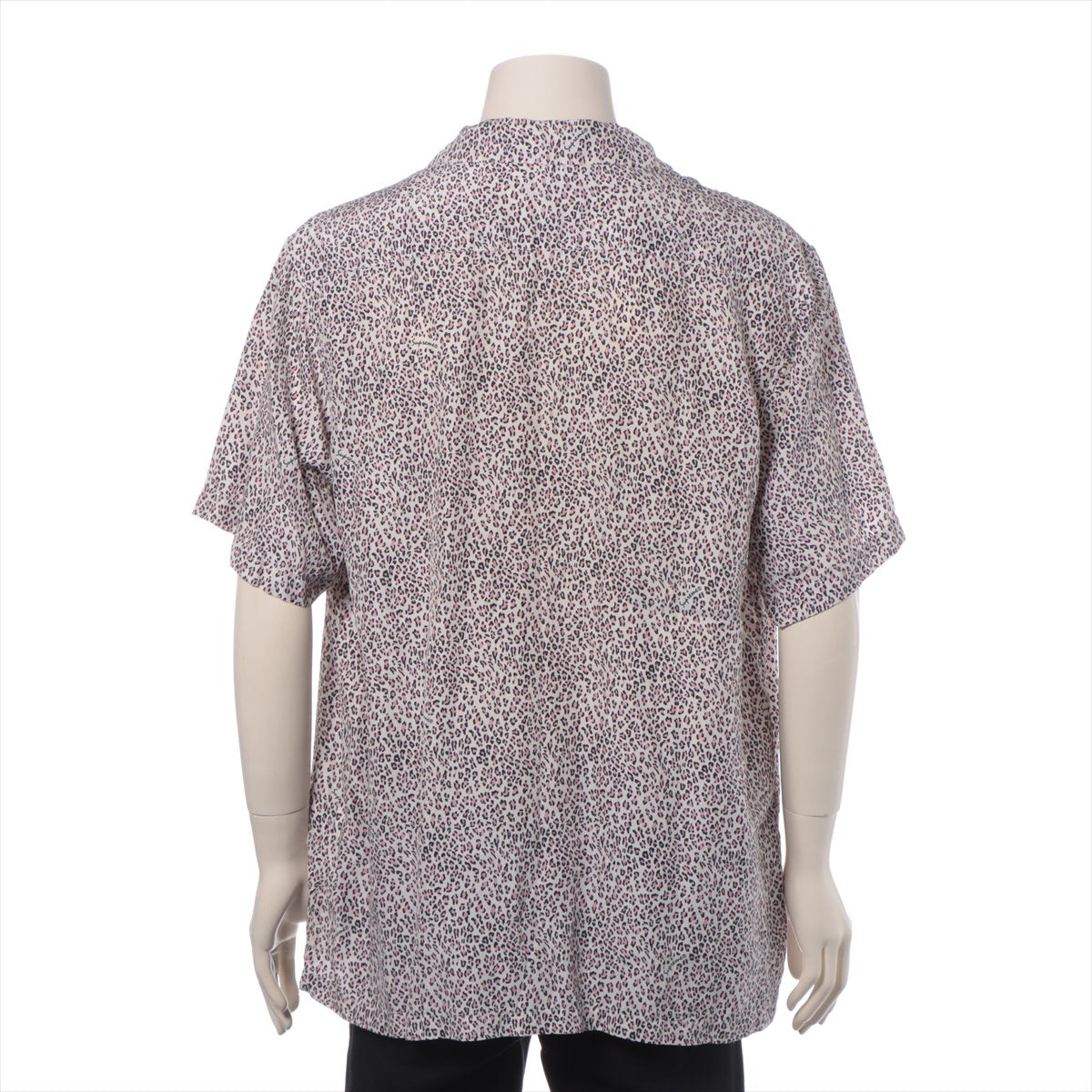 シュプリーム シルク シャツ XL メンズ ホワイト×ピンク レオパード Leopard Silk S/S Shirt ｜a2884598｜中古ブランド品・ブランド古着通販｜ALLU（アリュー）