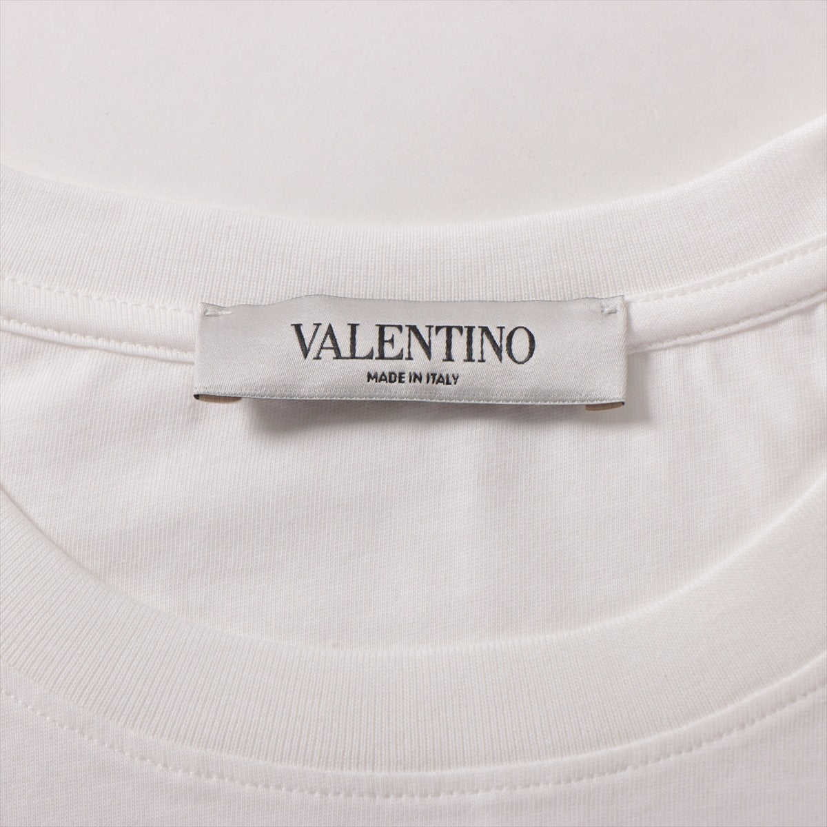 ヴァレンティノ VLTNロゴ コットン Tシャツ XS メンズ ホワイト  SB3MG07D3V6