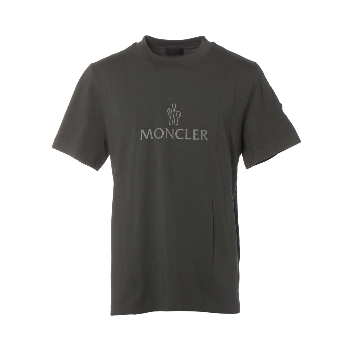 モンクレール 22年 コットン Tシャツ S メンズ カーキ  I10918C00009 829H8