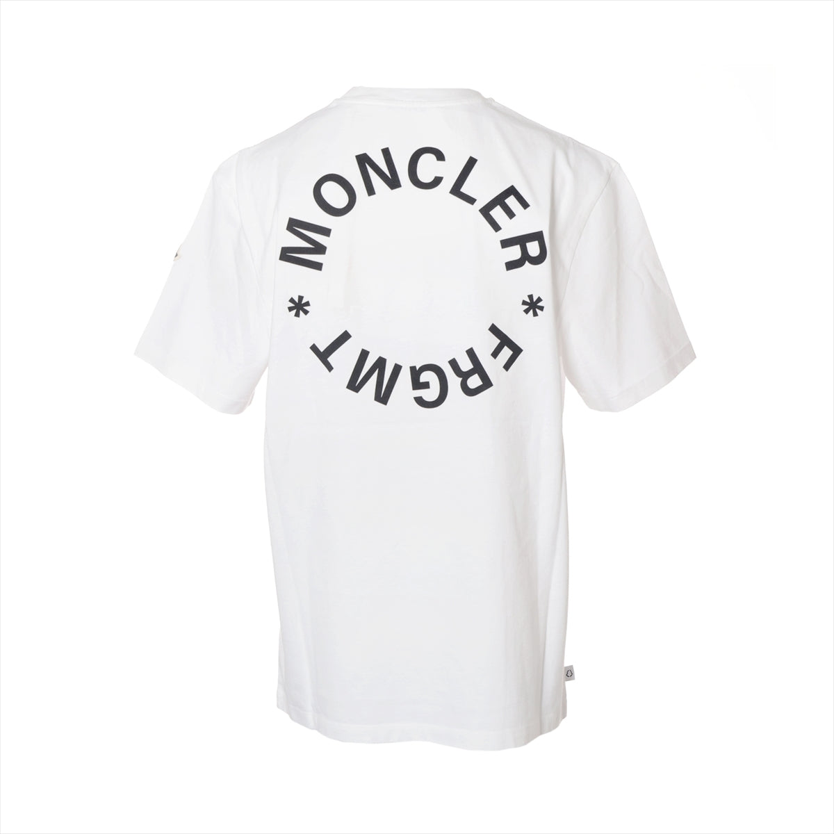 モンクレールジーニアス フラグメント 22年 コットン Tシャツ L メンズ ホワイト  I209U8C00002 M3265