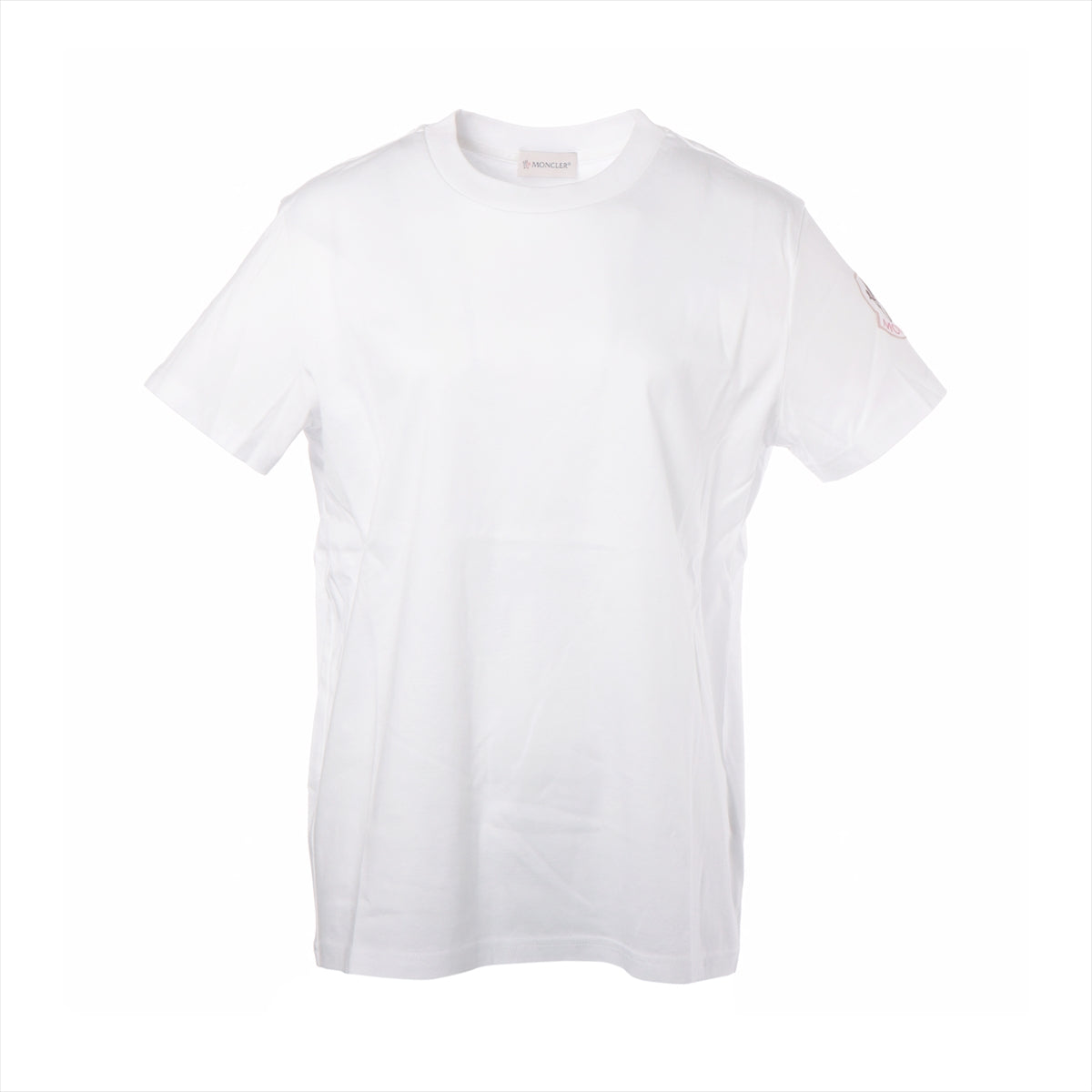 モンクレール 21年 コットン Tシャツ L レディース ホワイト  H10938C00011 809CR