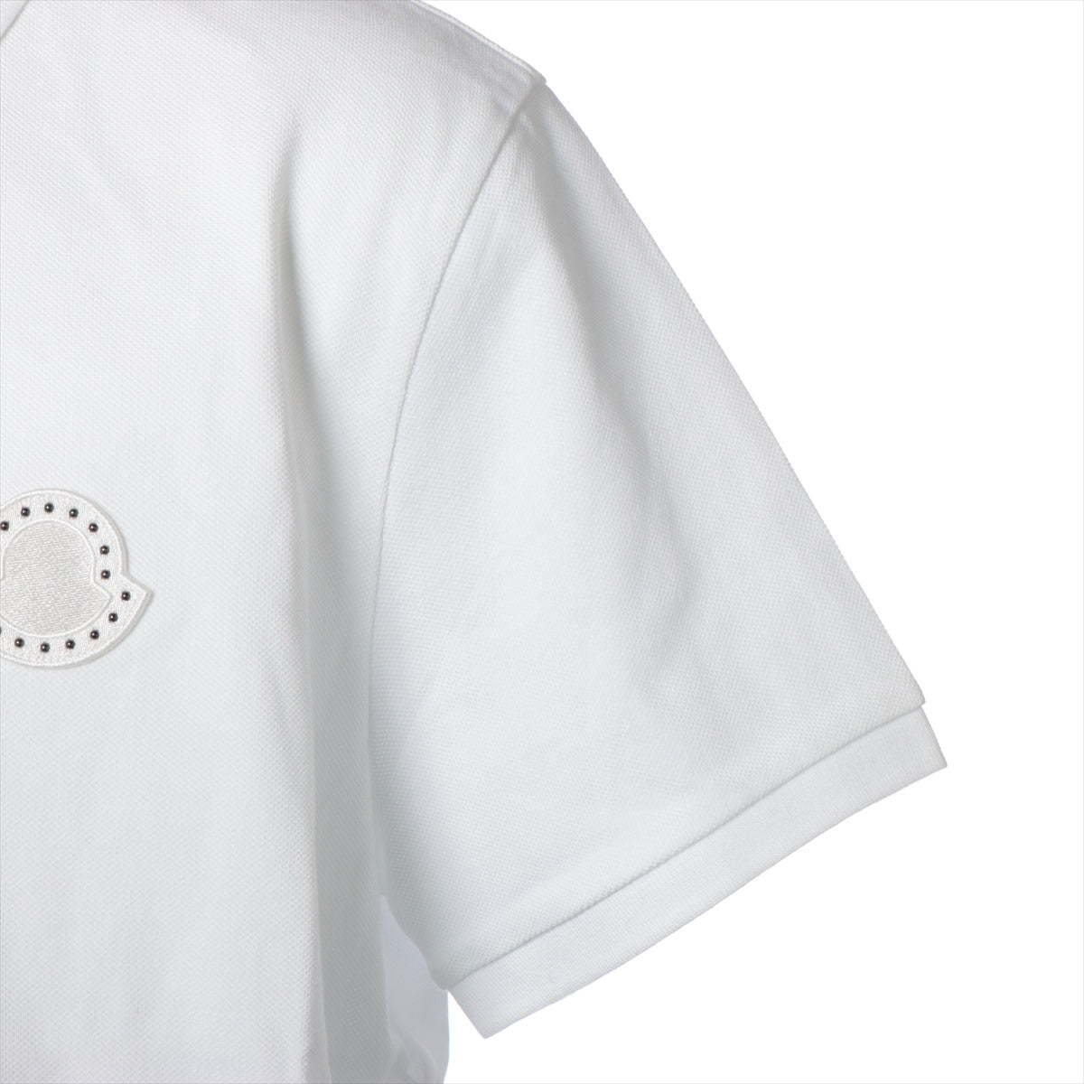 モンクレール 21年 コットン ポロシャツ XL メンズ ホワイト  H20918A00005