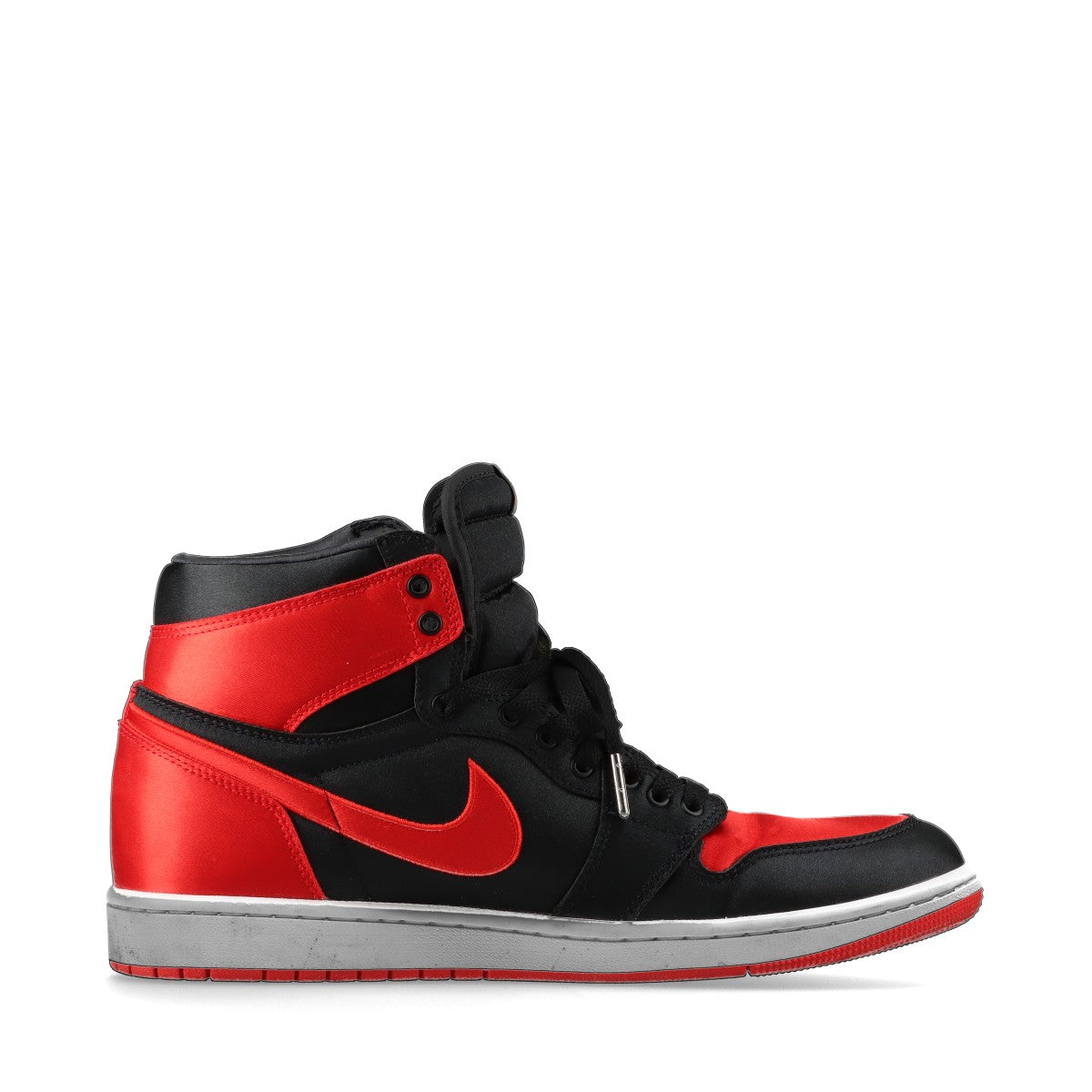 ナイキ AIR JORDAN 1 RETRO HIGH OG サテン ハイカットスニーカー 29cm メンズ ブラック×レッド  FD4810｜a2907202｜中古ブランド品・ブランド古着通販｜ALLU（アリュー）