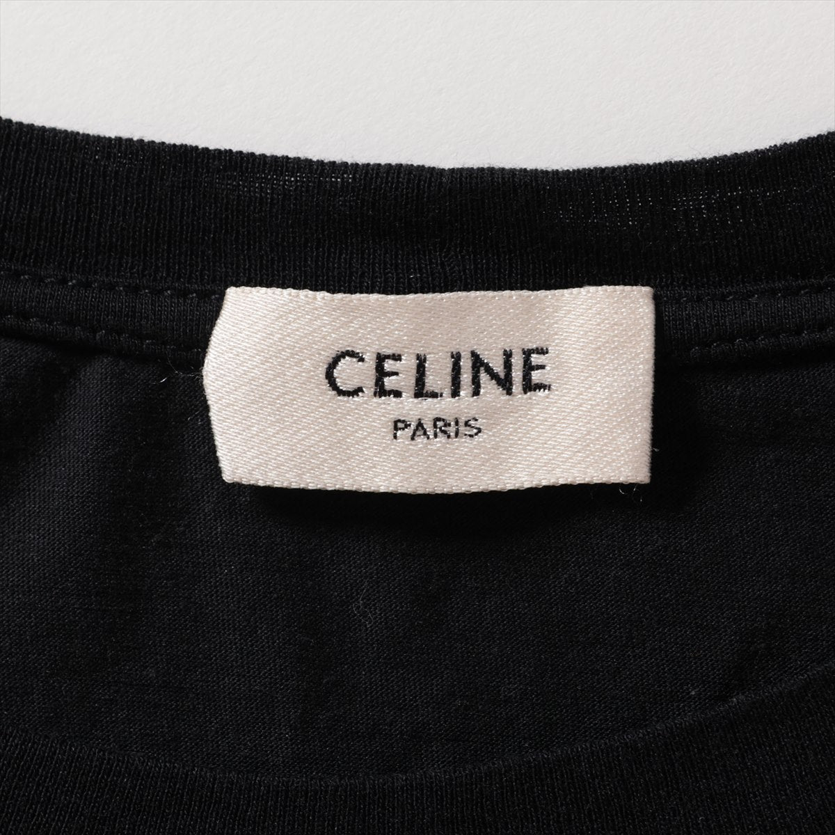 セリーヌ コットン Tシャツ XS レディース ブラック  X237370E