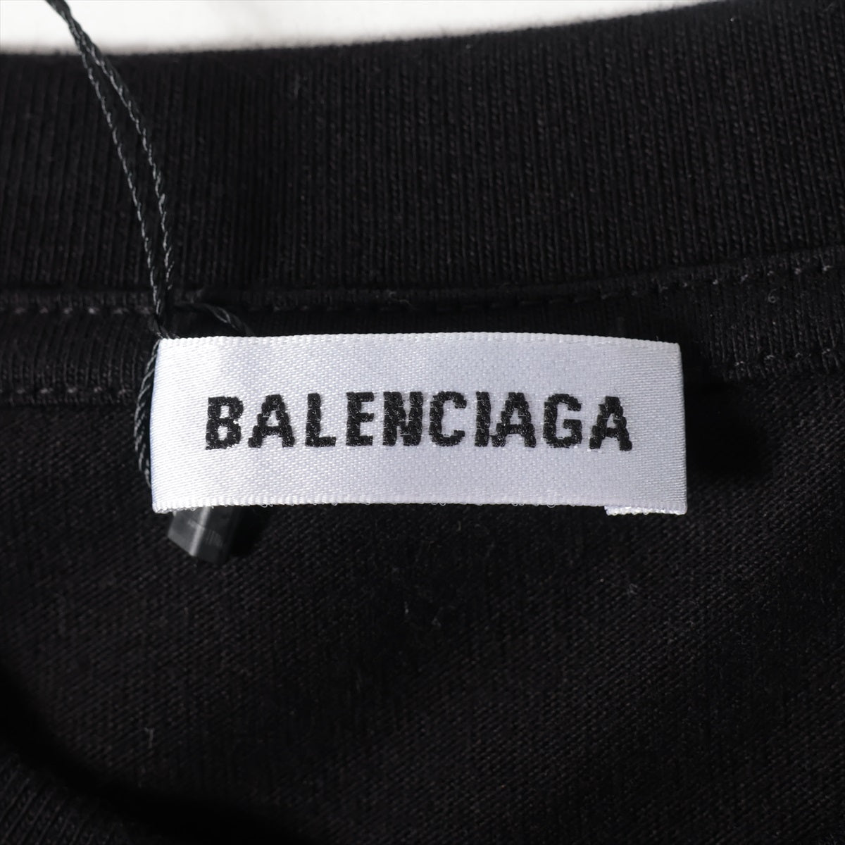 バレンシアガ 20年 コットン Tシャツ S レディース ブラック  612964 キャンペーンロゴ