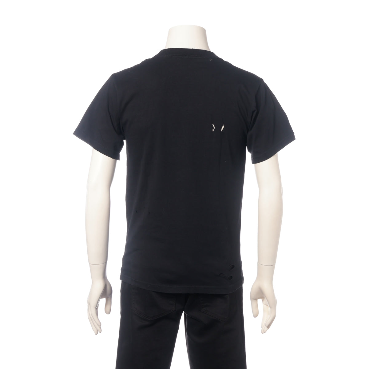 バレンシアガ 21年 コットン Tシャツ XS ユニセックス ブラック  661705 ダメージ加工