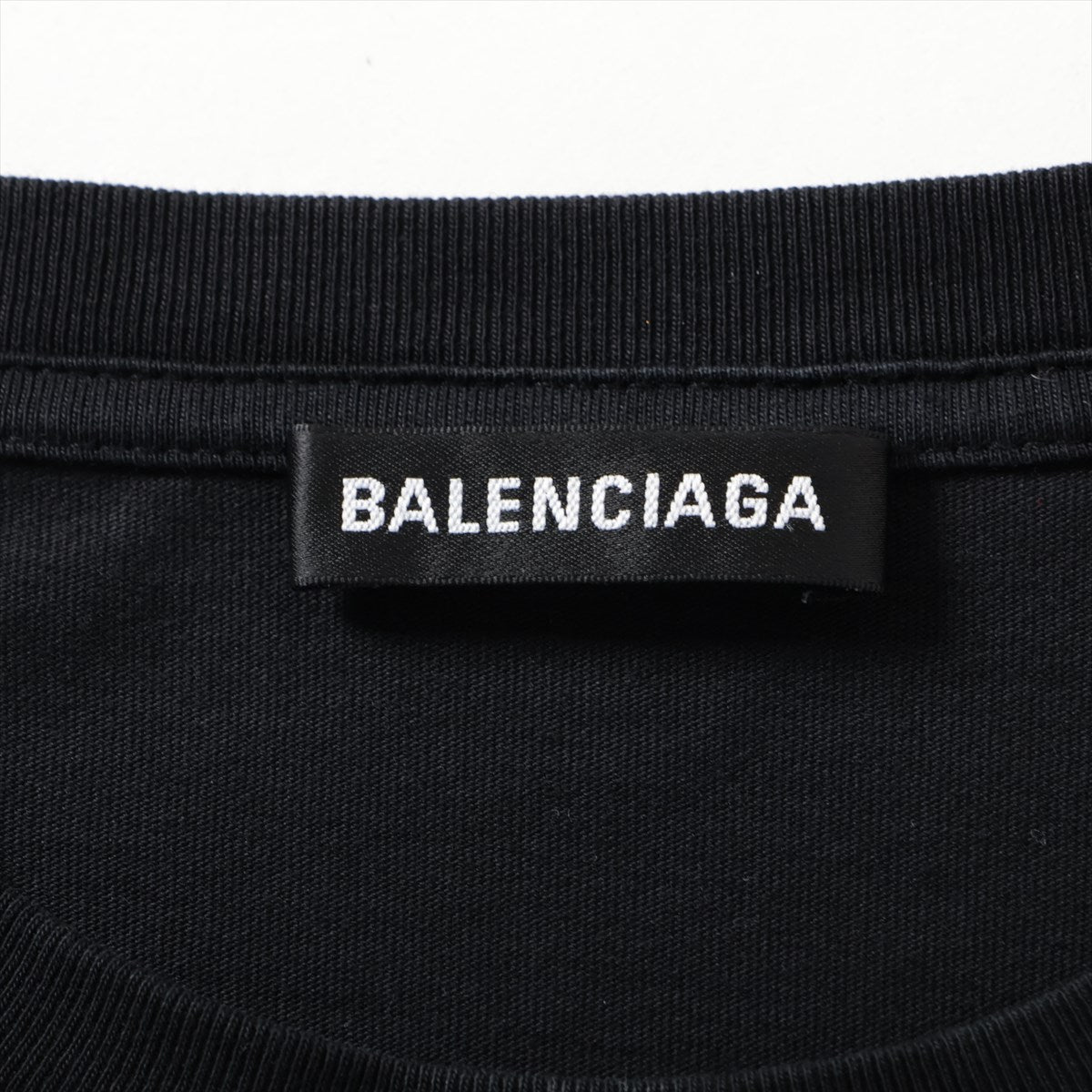 バレンシアガ 19年 コットン Tシャツ XS メンズ ブラック  570803 BBロゴ