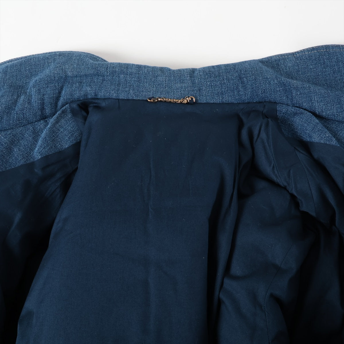 ルイヴィトン 23SS コットン デニムジャケット 50 メンズ ブルー  RM231M モノグラムパデッド タグ付