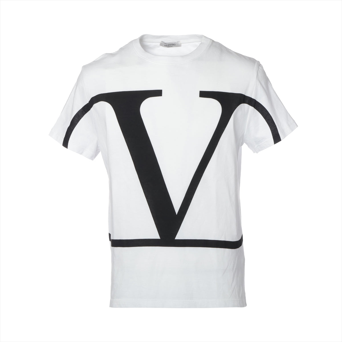 ヴァレンティノ Vロゴ コットン Tシャツ M メンズ ホワイト