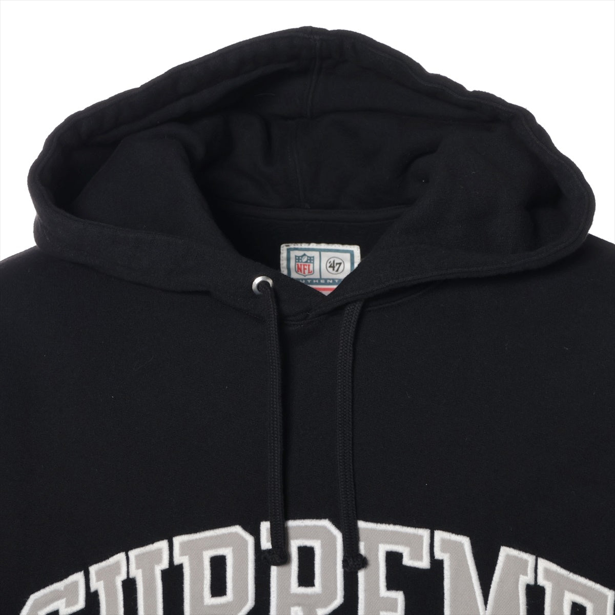 シュプリーム コットン パーカー M メンズ ブラック  19SS NFL Raiders '47 Hooded Sweatshirt