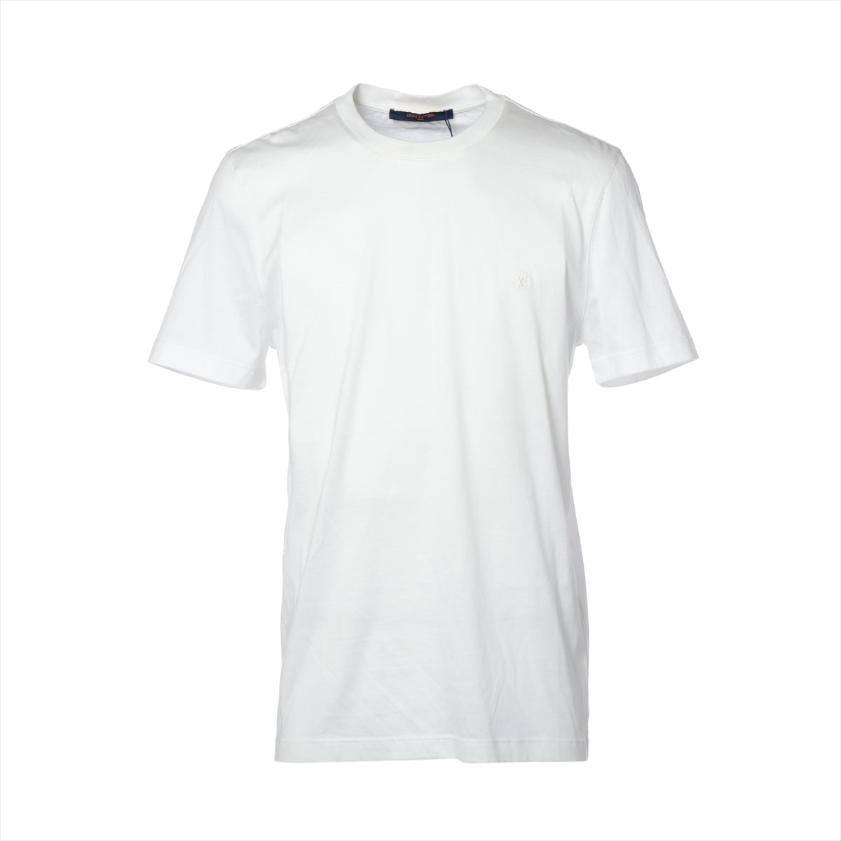ルイヴィトン 21SS コットン Tシャツ M メンズ ホワイト  RM211Q LV刺繍
