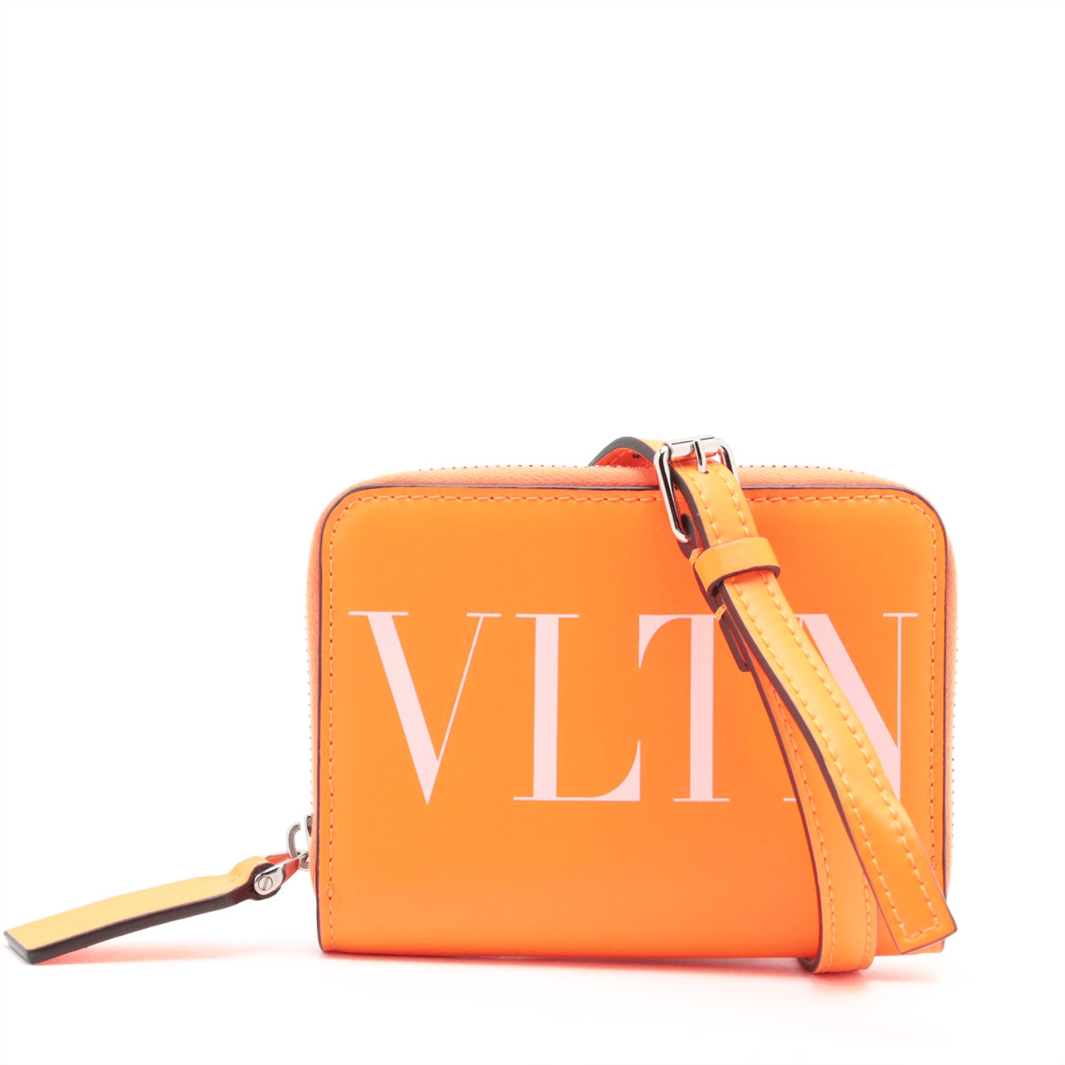 ヴァレンティノ VLTN レザー ショルダーバッグ オレンジ｜a2977650｜中古ブランド品・ブランド古着通販｜ALLU（アリュー）