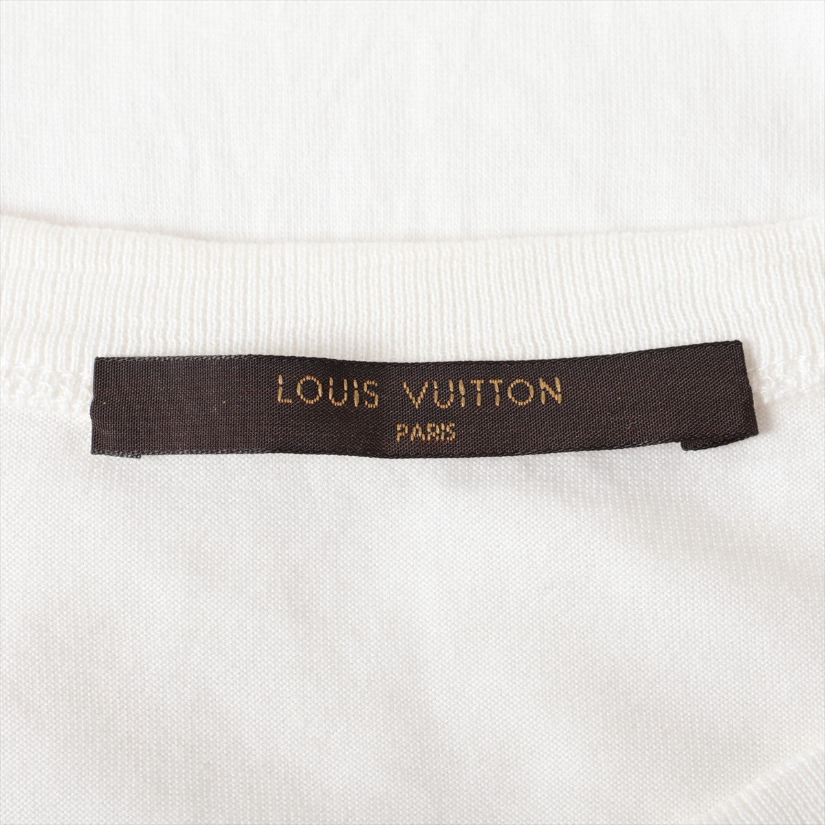 ルイヴィトン×シュプリーム 17AW コットン Tシャツ XS メンズ ホワイト  HDY92WJC8 モノグラムボックスロゴ