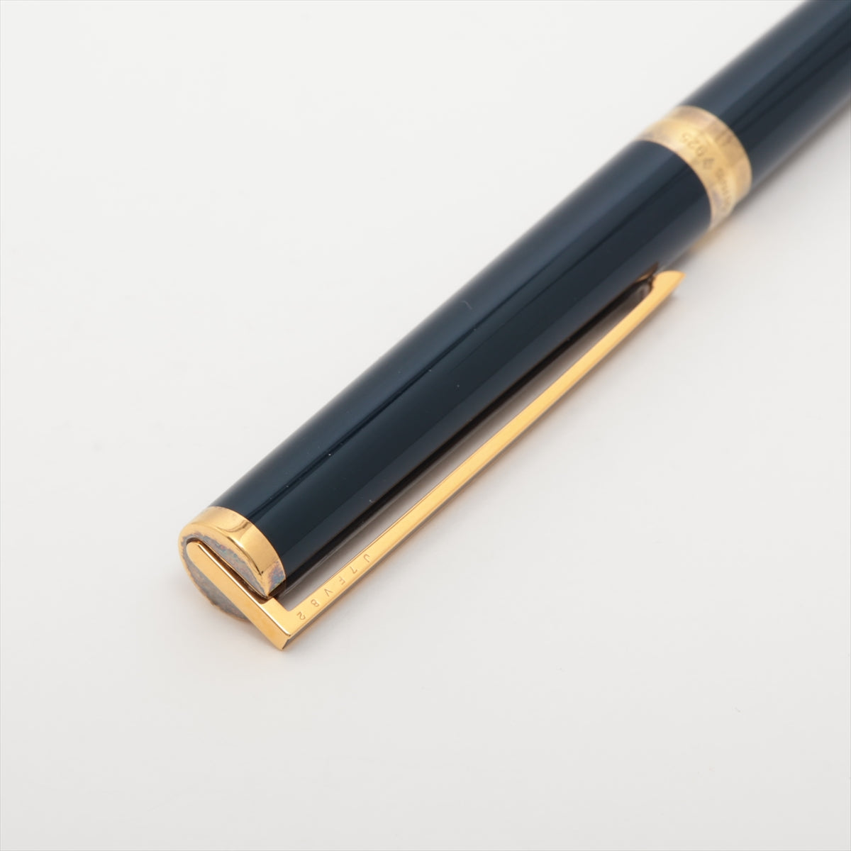 デュポン 万年筆 925×レジン ブラック×ゴールド カートリッジ式 ペン先 18ct 750